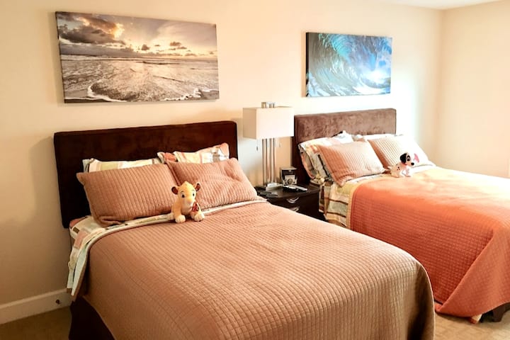 Druga spavaća soba s 2 bračna kreveta