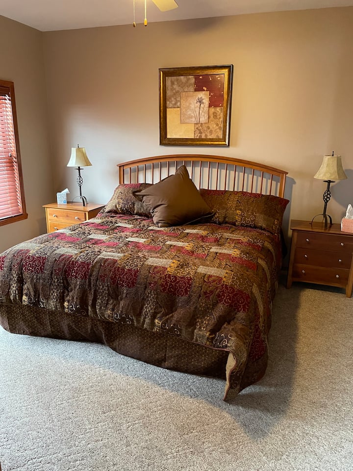 Master op de 1e verdieping raam kijkt uit op Lift 8