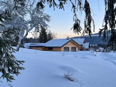 Airbnb performant: Unique! Large Standing Chalet, nature opposite à Les Rousses