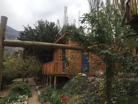 Beautiful cabin overlooking the mountain, Cajón del Maipo