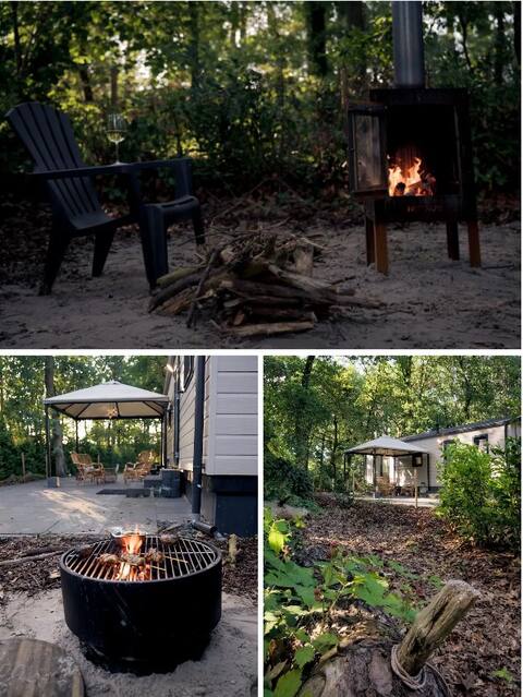 Twin cottages next to each other for family getaway