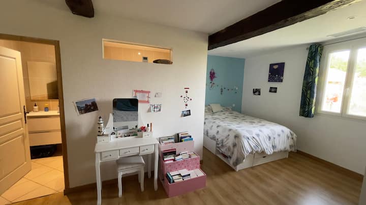 Chambre 3 avec salle bain