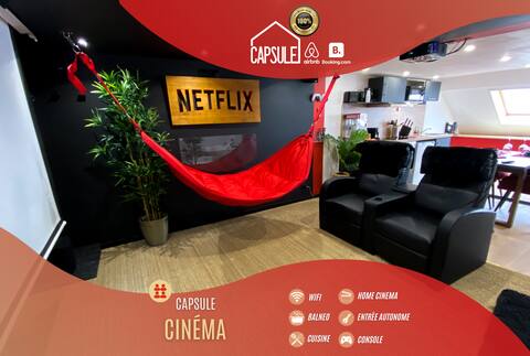 Capsule Cinéma * Jacuzzi, PlayStation, Netflix