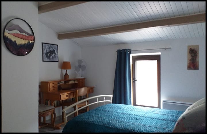 1 habitación , cama doble