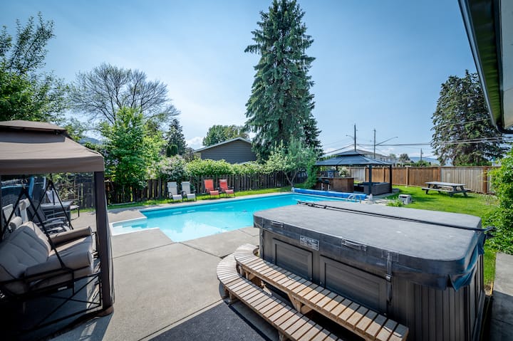 Beautiful Big Home With Inground Pool & Hot tub!!!