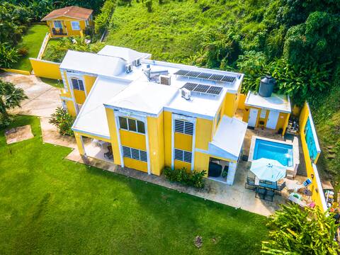 Hillside estate with panoramic views of El Yunque