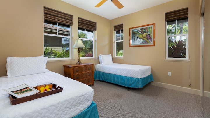 Chumba cha kulala 3 na vitanda viwili pacha