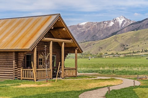 Hermosa cabaña de madera en Paradise Valley Montana