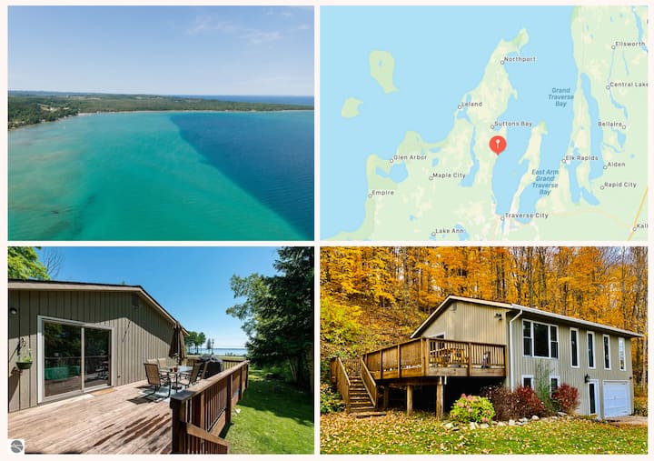 Bay views in the heart of the Leelanau Peninsula Houses for Rent in