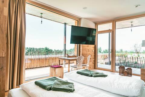 Erlebnishof & Spa: Studio Deluxe Panorama Terrasse