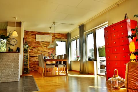 Charming cozy entire Nordic style villa 10km from Alanda, close to the castle