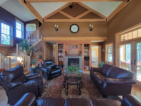 Spacious Sunny Home Nestled in Field and Forest