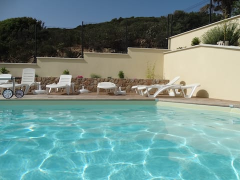 Gites Sassone, gite with pool and jacuzzi