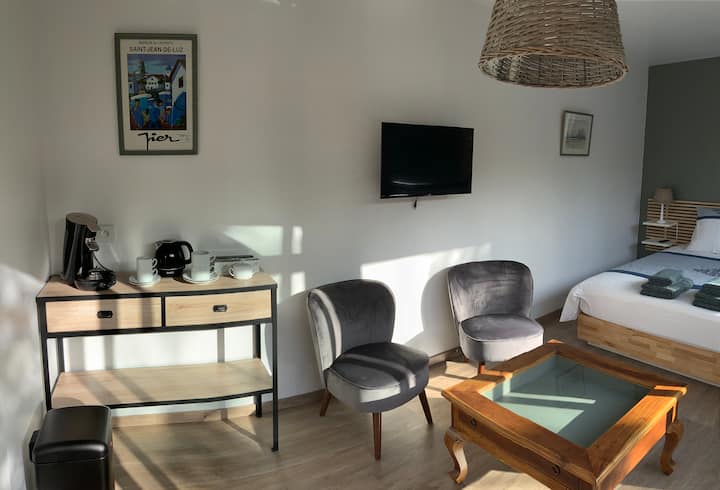 "Cabane Bambou" Chambre Privée ~ Spa & Piscine - Dordogne