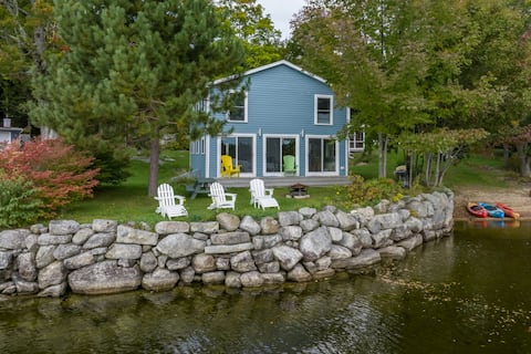 Modern 4 season lakefront 4BR, 2BA near Acadia