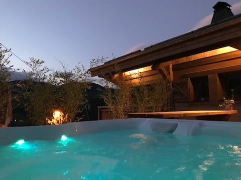 Chalet with hot tub 25 min from Colmar – Munster