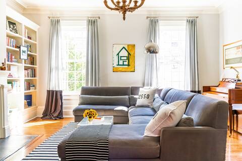 Restored 1830s Townhouse Steps From Hudson River