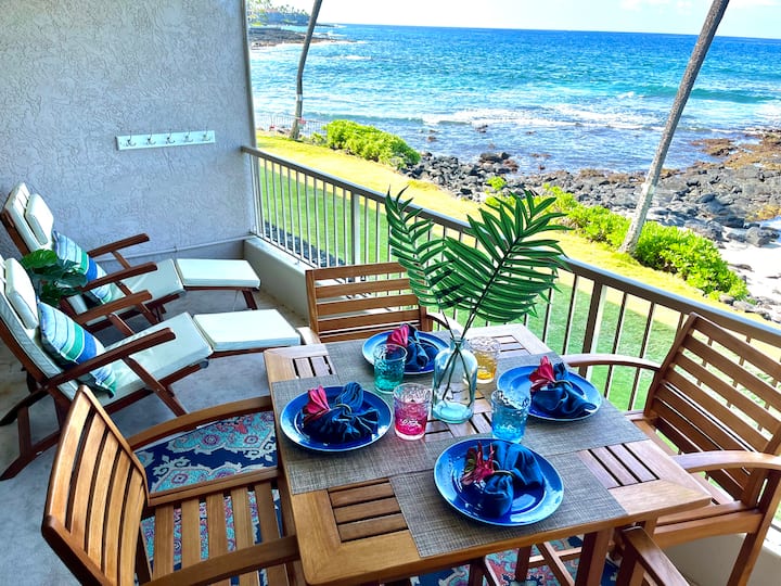 KONA REEF OCEANFRONT NEWLY FURNISHED A16 Condominiums for Rent in