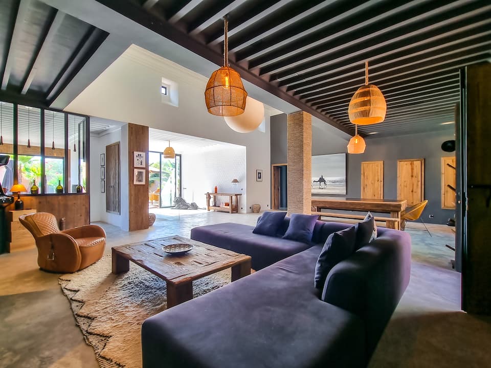 A dark, cinematic villa outside Marrakech, Marrakesh, Marrakesh-Safi, Morocco, photo 3 of 10