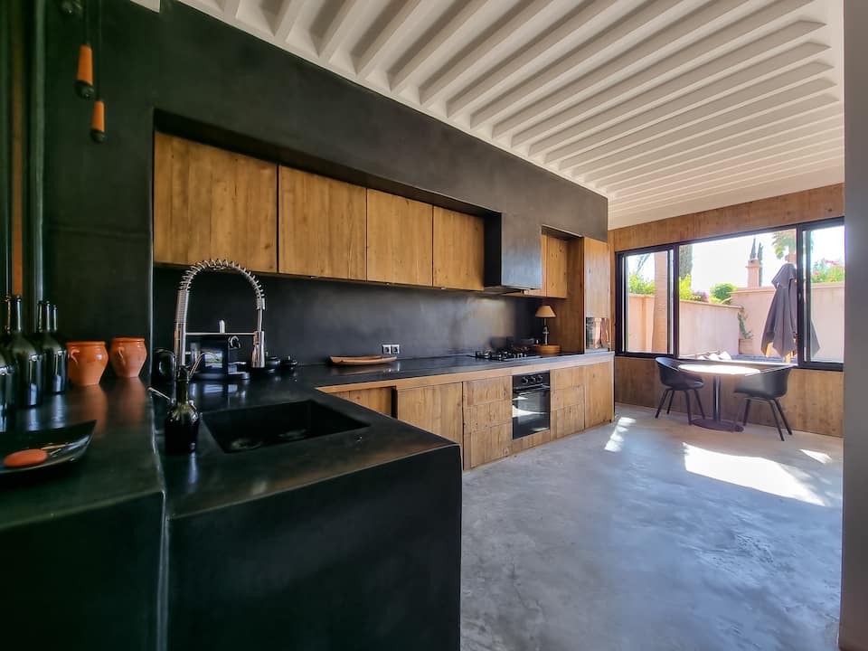 A dark, cinematic villa outside Marrakech, Marrakesh, Marrakesh-Safi, Morocco, photo 9 of 10