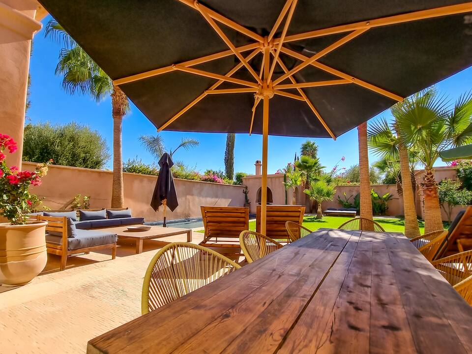 A dark, cinematic villa outside Marrakech, Marrakesh, Marrakesh-Safi, Morocco, photo 5 of 10