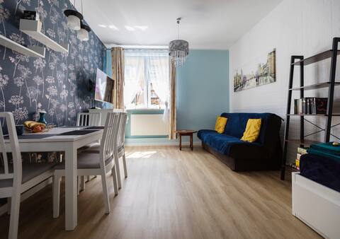 Luxurious apartment in town centre w/free parking