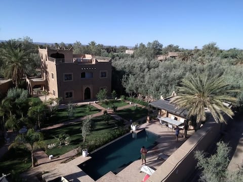 Dar Lily, in the heart of the Skoura palm grove