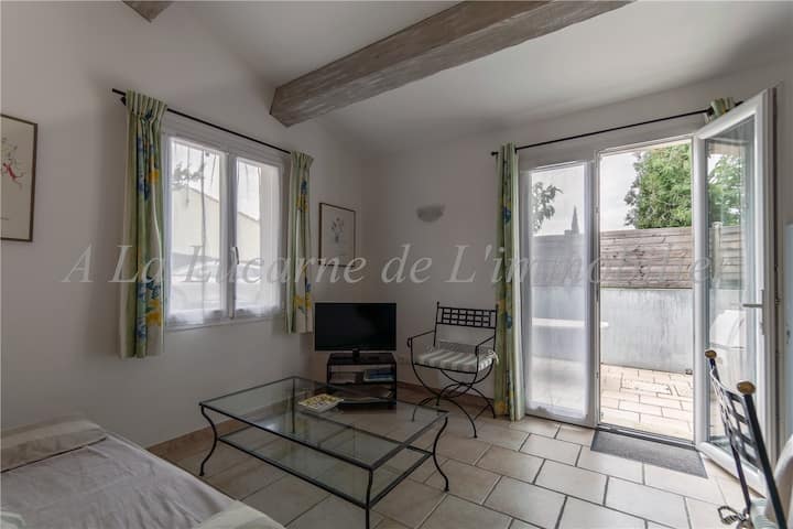 2 Pièces Provencal Avec Terrasse Et Climatisation - Gréoux-les-Bains