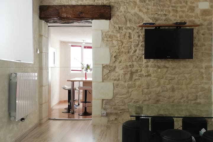 Villa Montfleuri : Appt De Charme à 100m De La Mer - Rivedoux-Plage