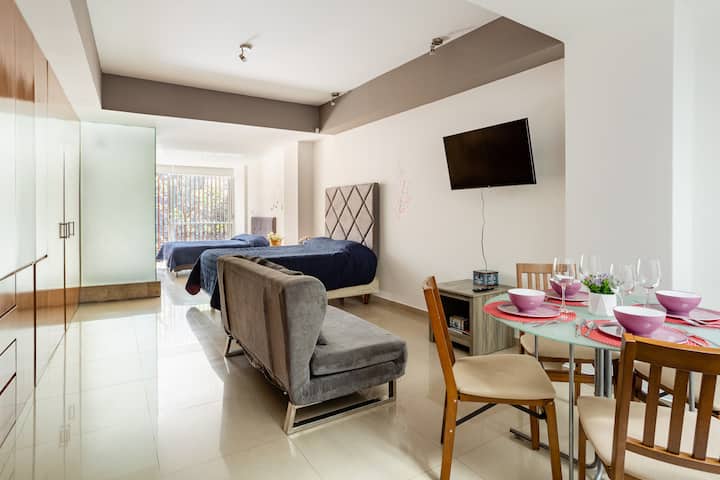 Polanco Beautiful Loft 1parking/1.5ba - 墨西哥城