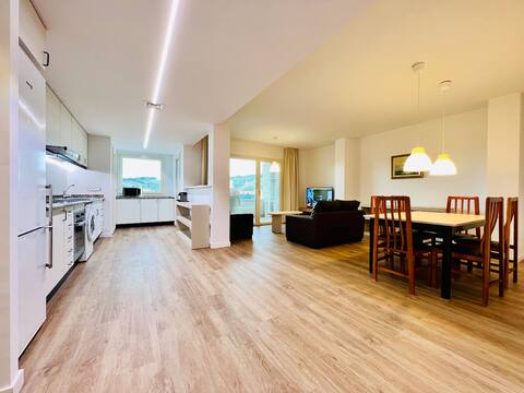 Quiet area apartment 4 bedrooms 7 beds