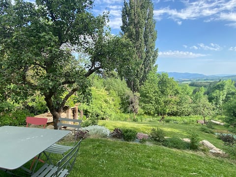 Little house, nordic bath tub and yoga terrace