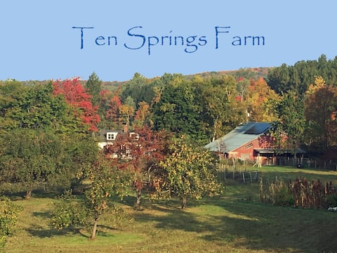 Ten Springs Farm at the foot of Mt. Mansfield