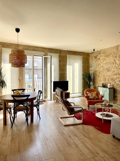 In Casco Vello, with Ocean Views and Parking