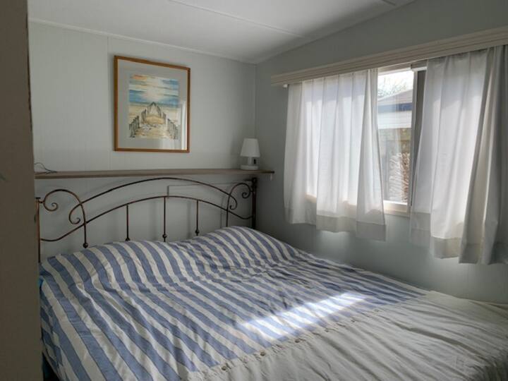 חדר שינה 1 בקתה אלפינית עם מיטה זוגית 