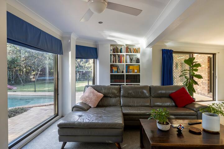 Kingscliff family beach house, heated pool gallery image 2