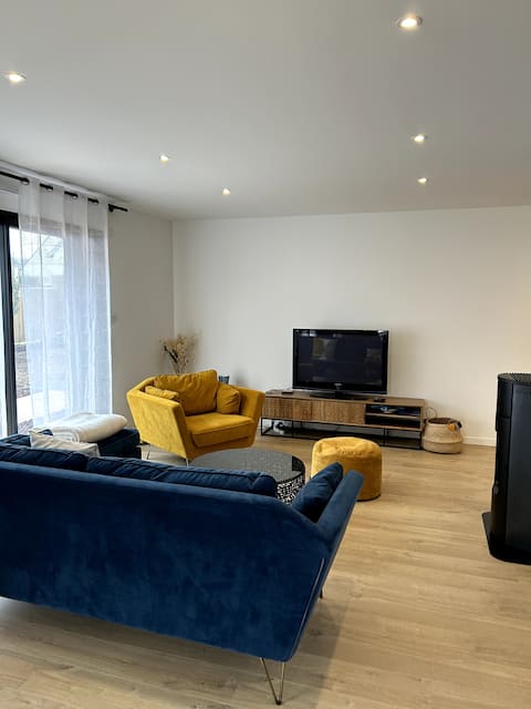 Top Airbnb: New 6-person house with garden and terrace à Saint Pierre Quiberon