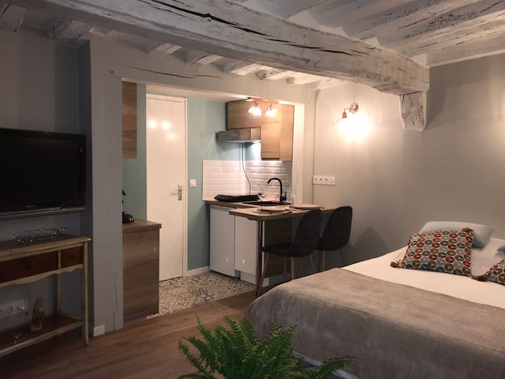 La P'tite Grise Studio Cosy centre Honfleur Apartments for Rent in