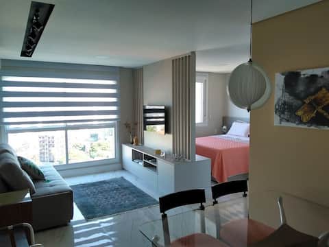 Successful Airbnb property: Elegant and cozy loft with a magnificent view in Porto Alegre