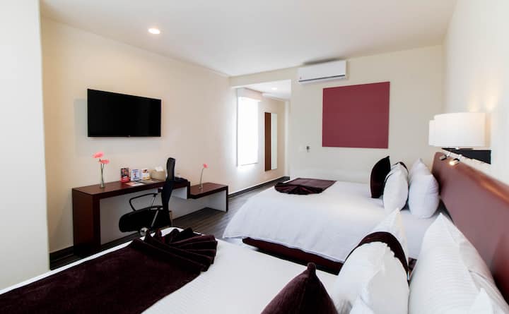 Habitación preferencial con 2 camas matrimoniales
