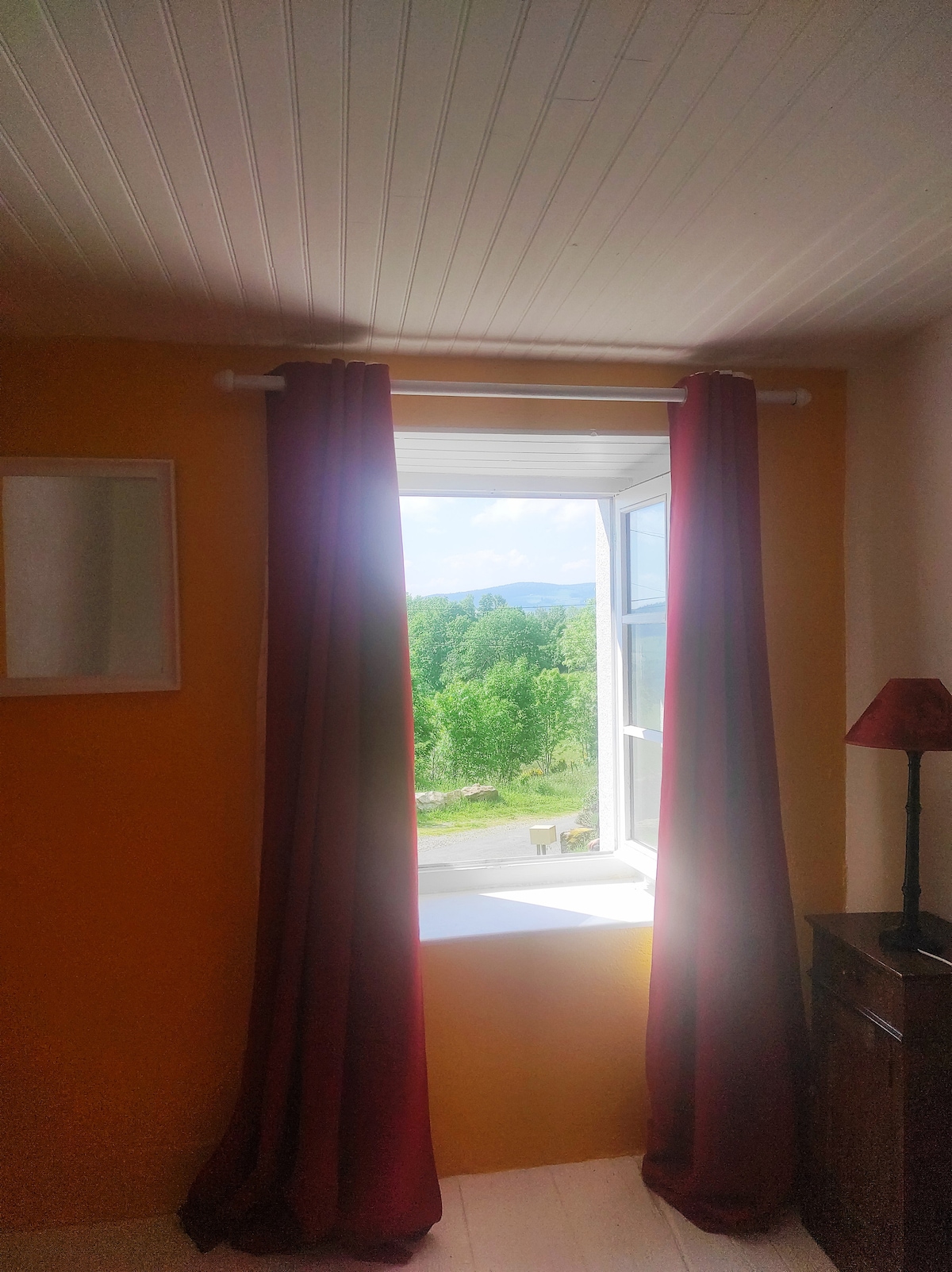 Წითელი მანგოს ოთახი ორი ადამიანისთვის