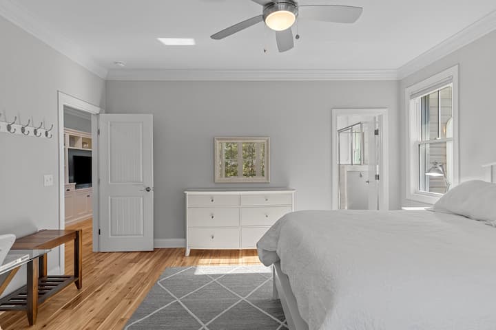 Primary bedroom with ensuite bath