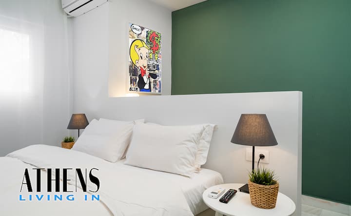 Classic Residence B2 Apt - 6ppl - Athens