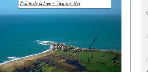 Beachfront house - Cosqueville Vicq/sea