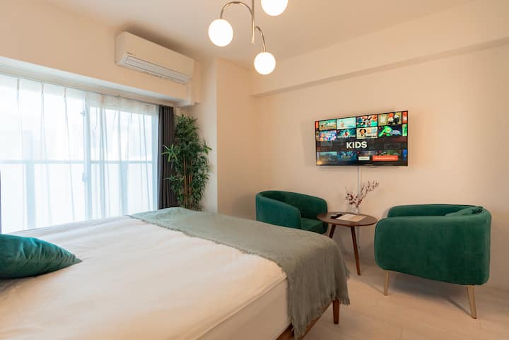 ◇Up to 50% off ! ◇ 29㎡-Deluxe King Room- - Apartments for