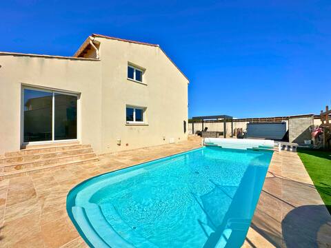 Villa Oasis. 15 min to Montpellier and beaches