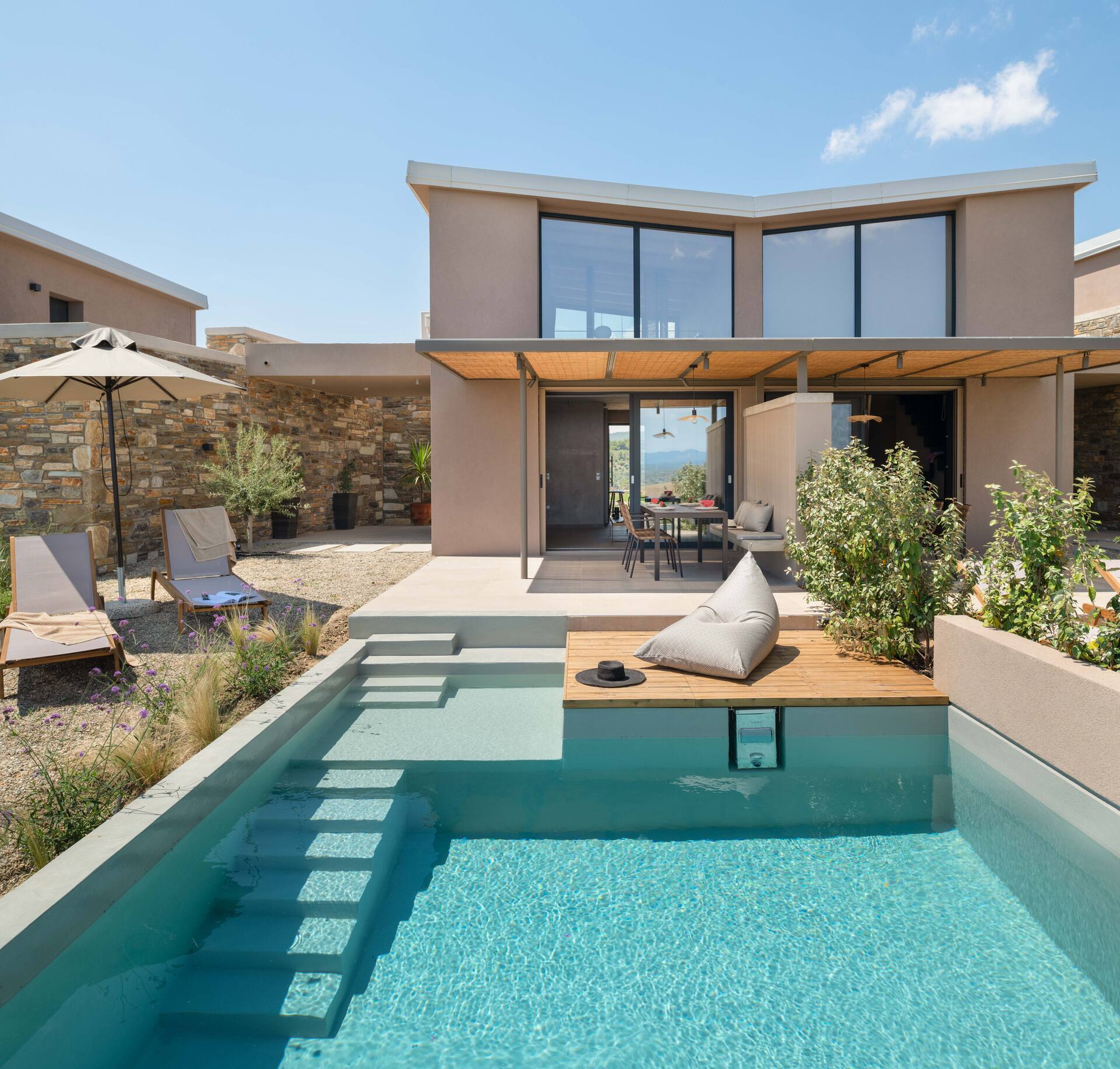 Etheres Villa with private pool - Mountain view