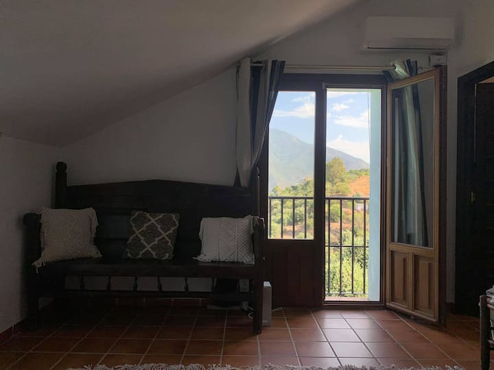 Master bedroom french balcony.