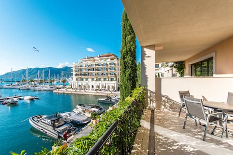 Successful Airbnb property: Porto Montenegro Sea-View Apt in Tivat