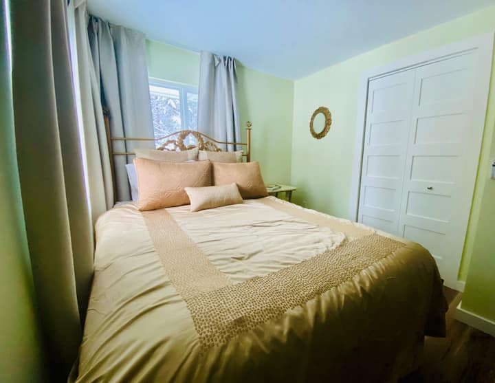Dormitorio verde